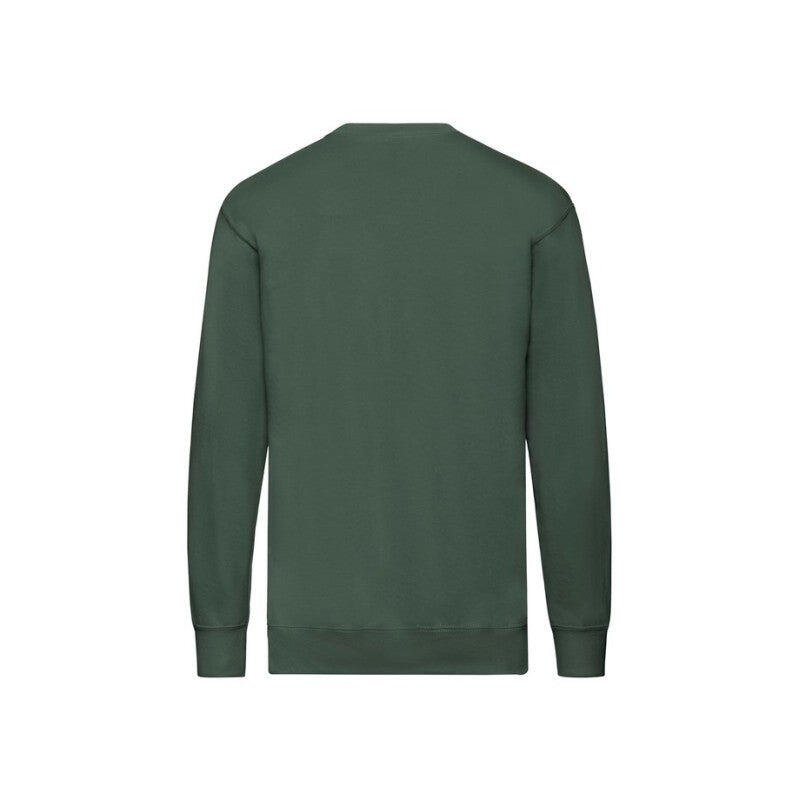 Felpa leggera in pile Fruit of the Loom nera unisex 7/7