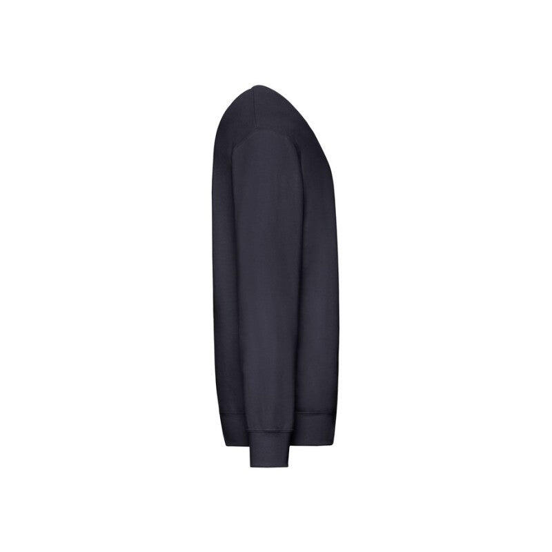 Felpa leggera in pile Fruit of the Loom nera unisex 4/7