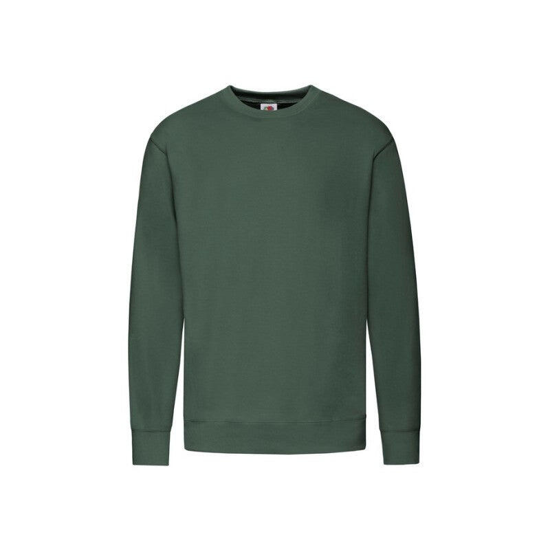 Felpa leggera in pile Fruit of the Loom nera unisex 6/7