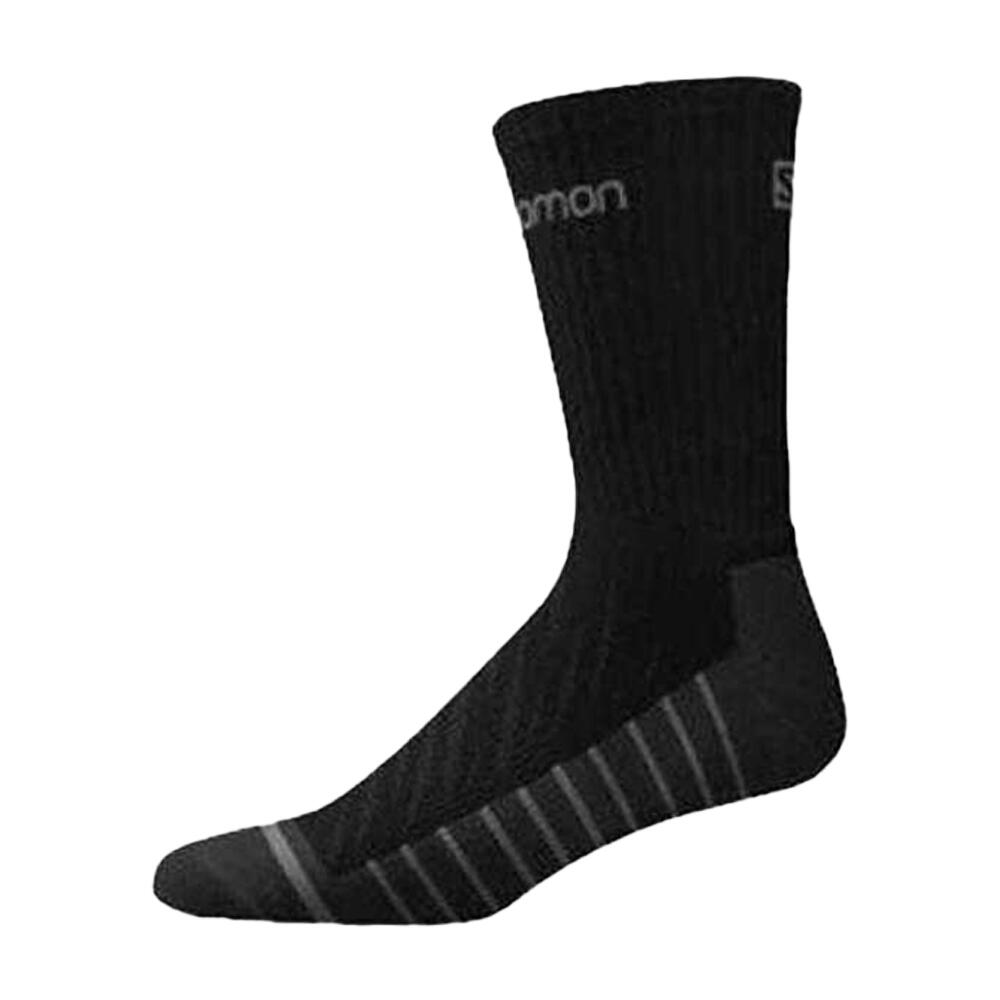 Unisex Adult Life Socks (Set van 2) (Zwart) 2/2