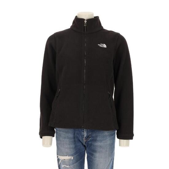 Second life - Damen TNF schwarze Fleecejacke - In sehr gutem Zustand