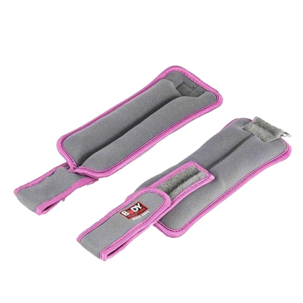 Peso de Tobillo Pack de 2 Gris, Rosa 2/4