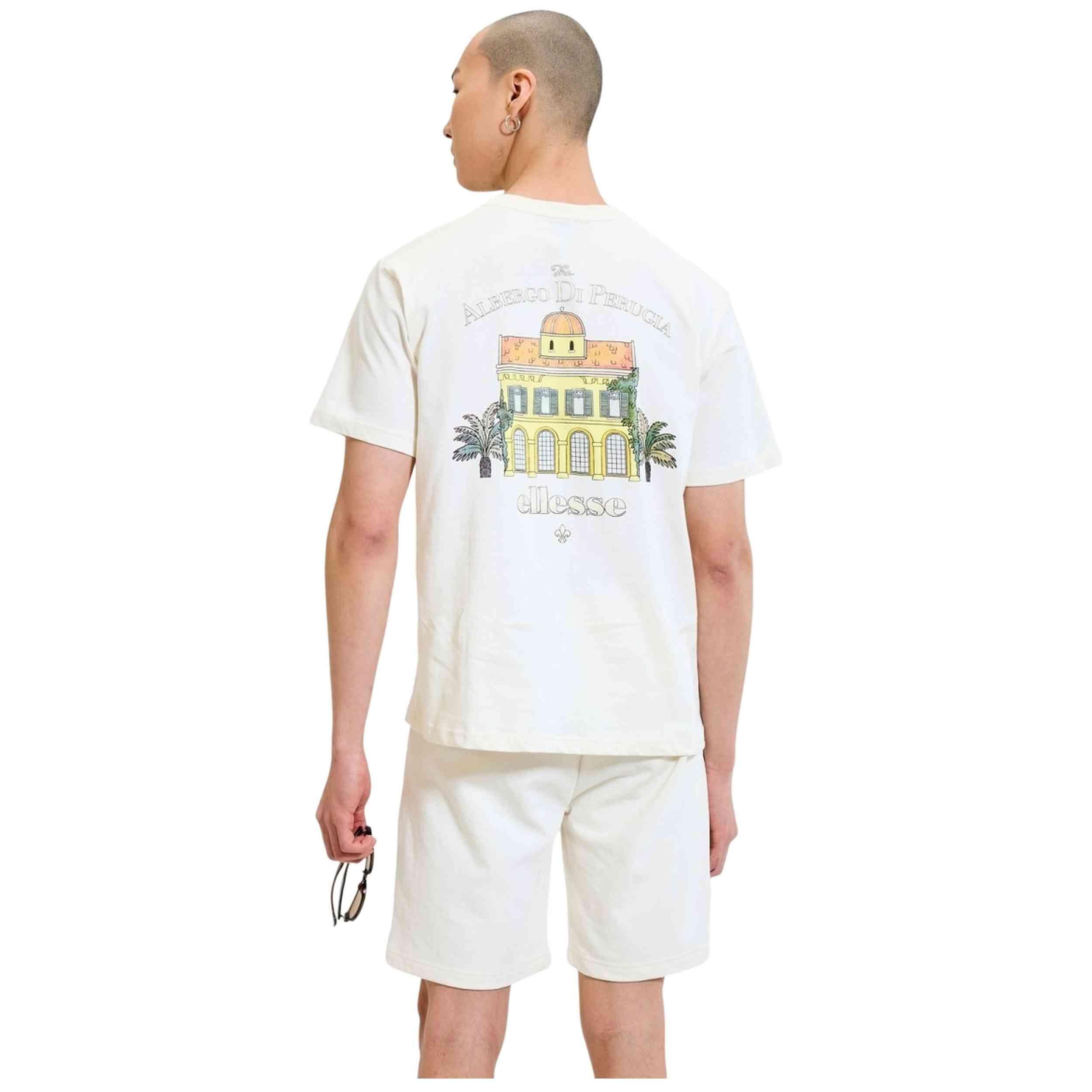 T-shirt met korte mouwen Ellesse model SHA22561-WHT voor mannen 3/4