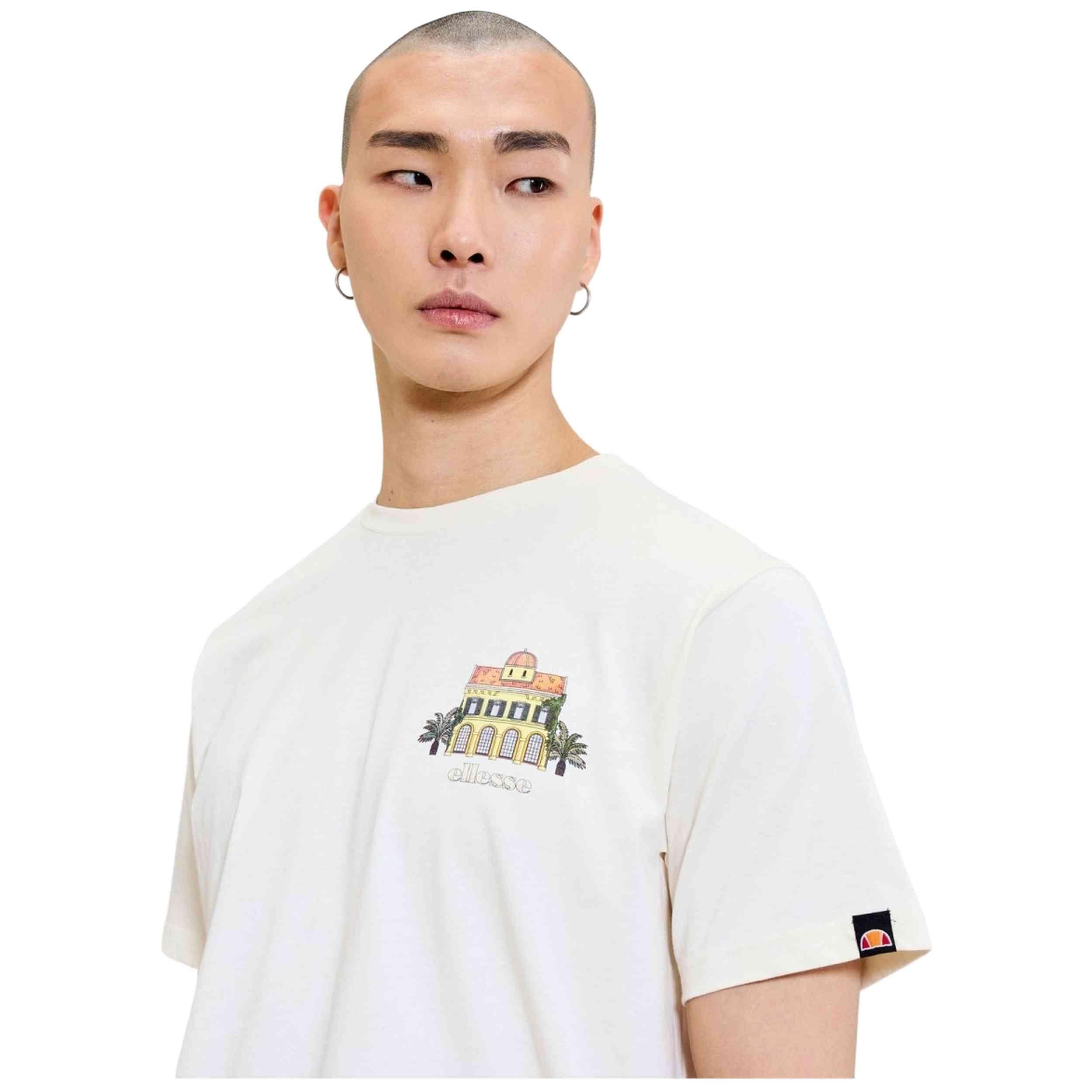 T-shirt met korte mouwen Ellesse model SHA22561-WHT voor mannen 4/4