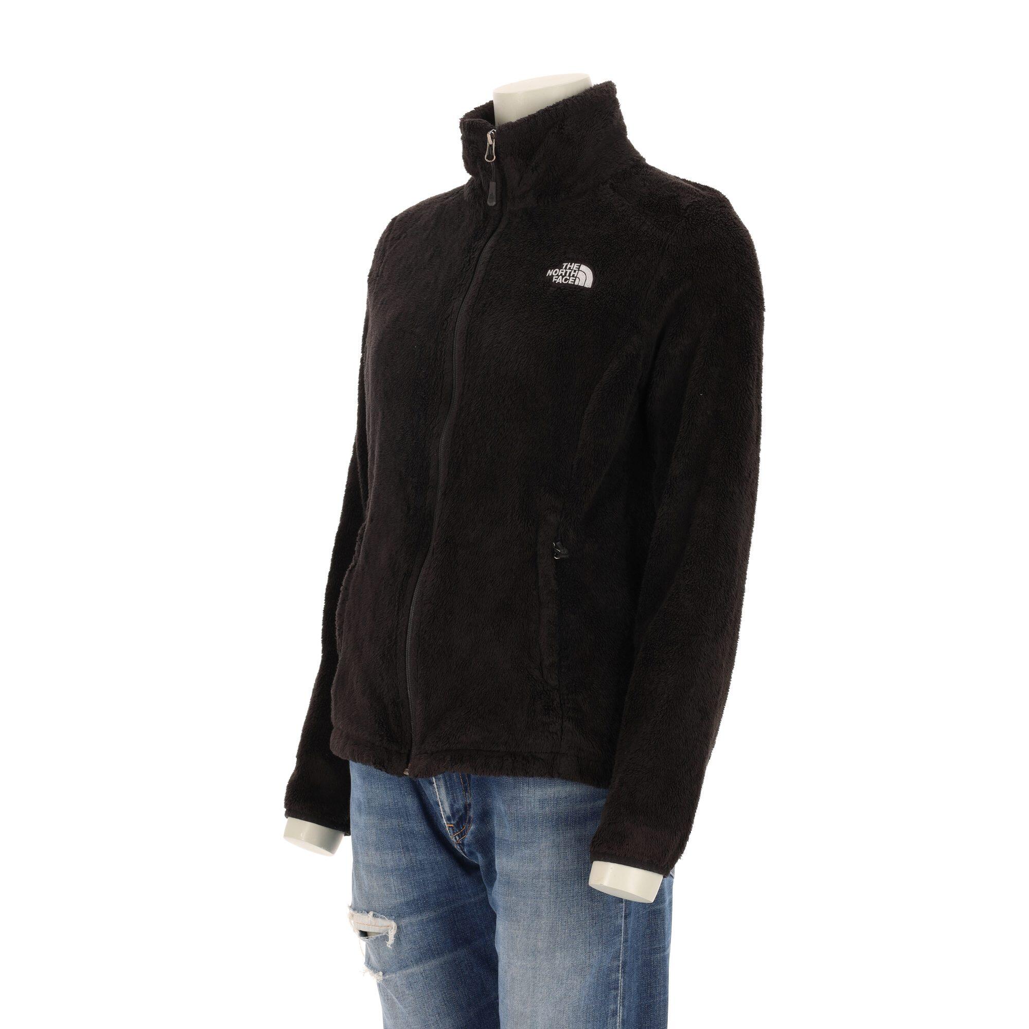 Segunda Vida - Casaco Feminina Osito TNF Preta de Fleece - Como novo 5/7