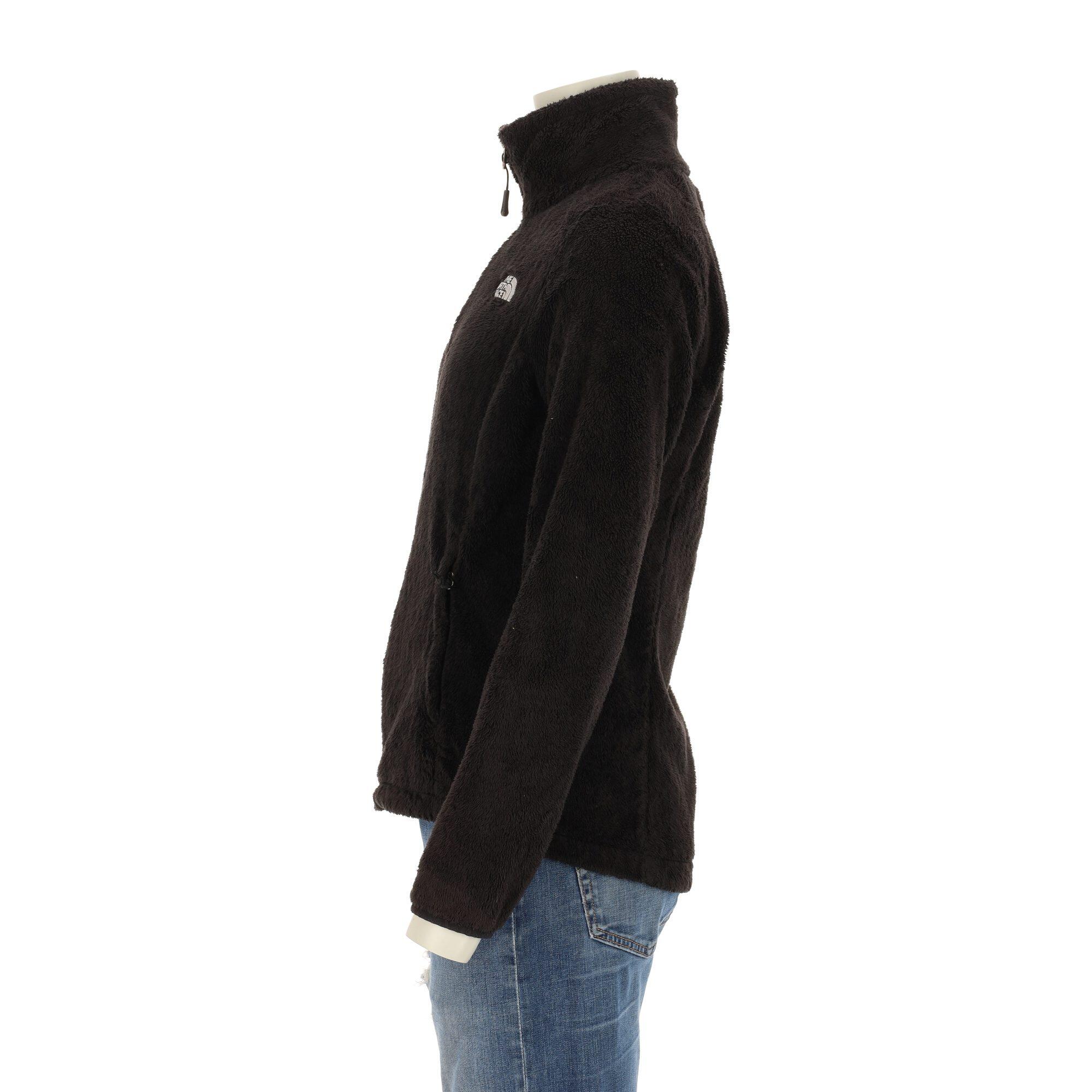 Segunda Vida - Casaco Feminina Osito TNF Preta de Fleece - Como novo 4/7