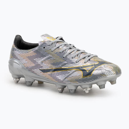 Buty piłkarskie męskie Mizuno α II Japan Mix galaxy silver/8605 c/gold
