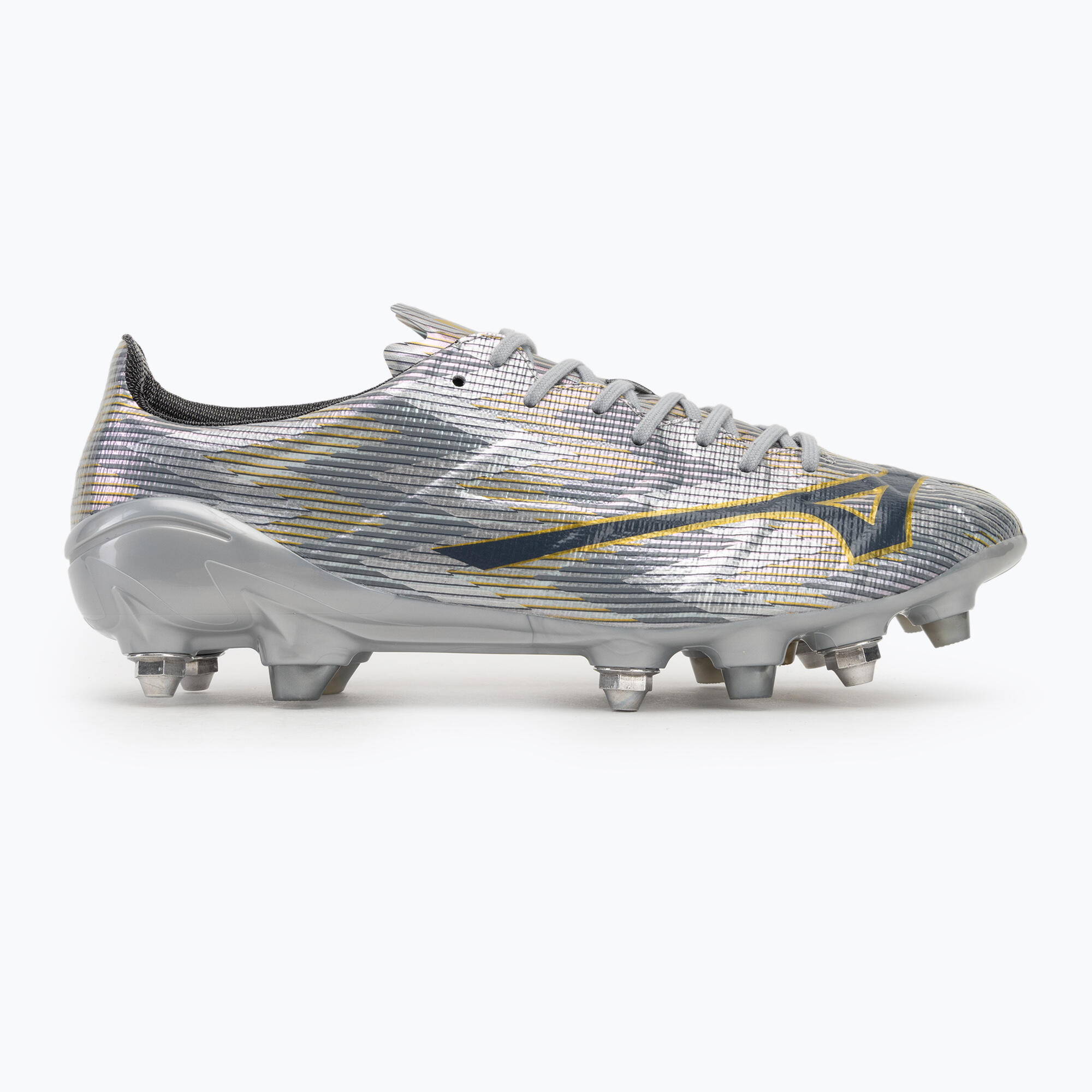 Buty piłkarskie męskie Mizuno α II Japan Mix galaxy silver/8605 c/gold 2/7