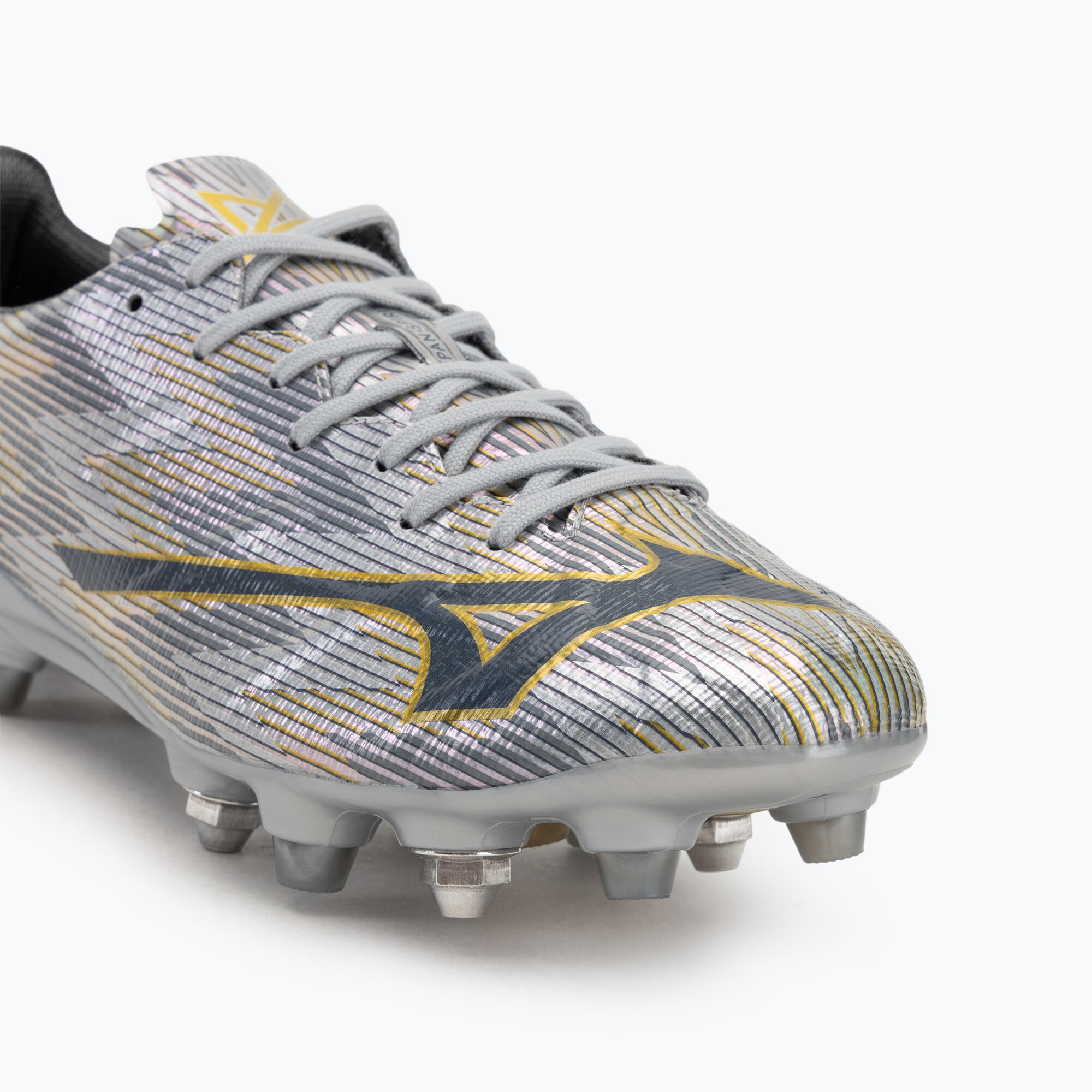 Buty piłkarskie męskie Mizuno α II Japan Mix galaxy silver/8605 c/gold 7/7