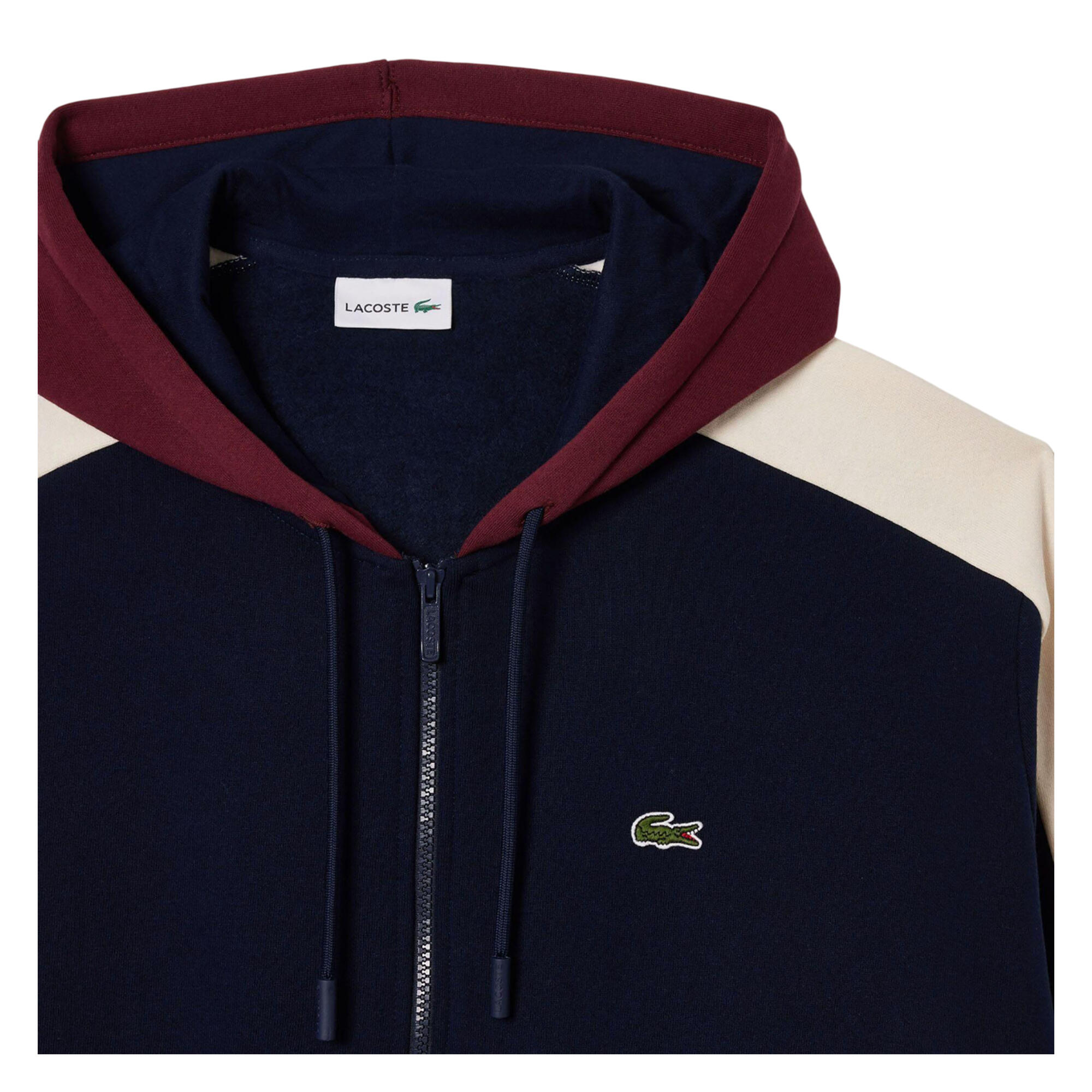 Mens Logo Full Zip Hoodie (Navy) 4/4