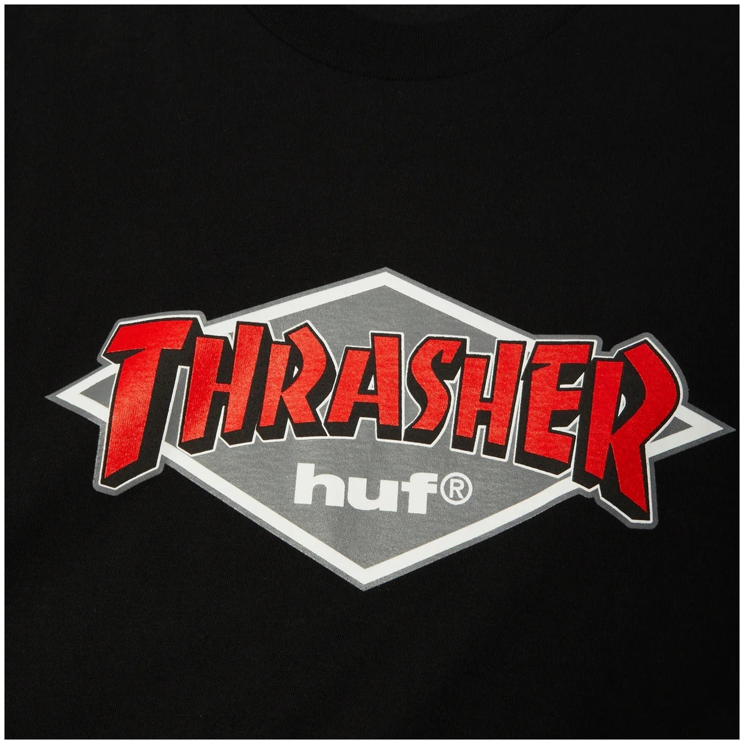 T-shirt met korte mouwen Huf model TS02730-BLK voor unisex 2/2