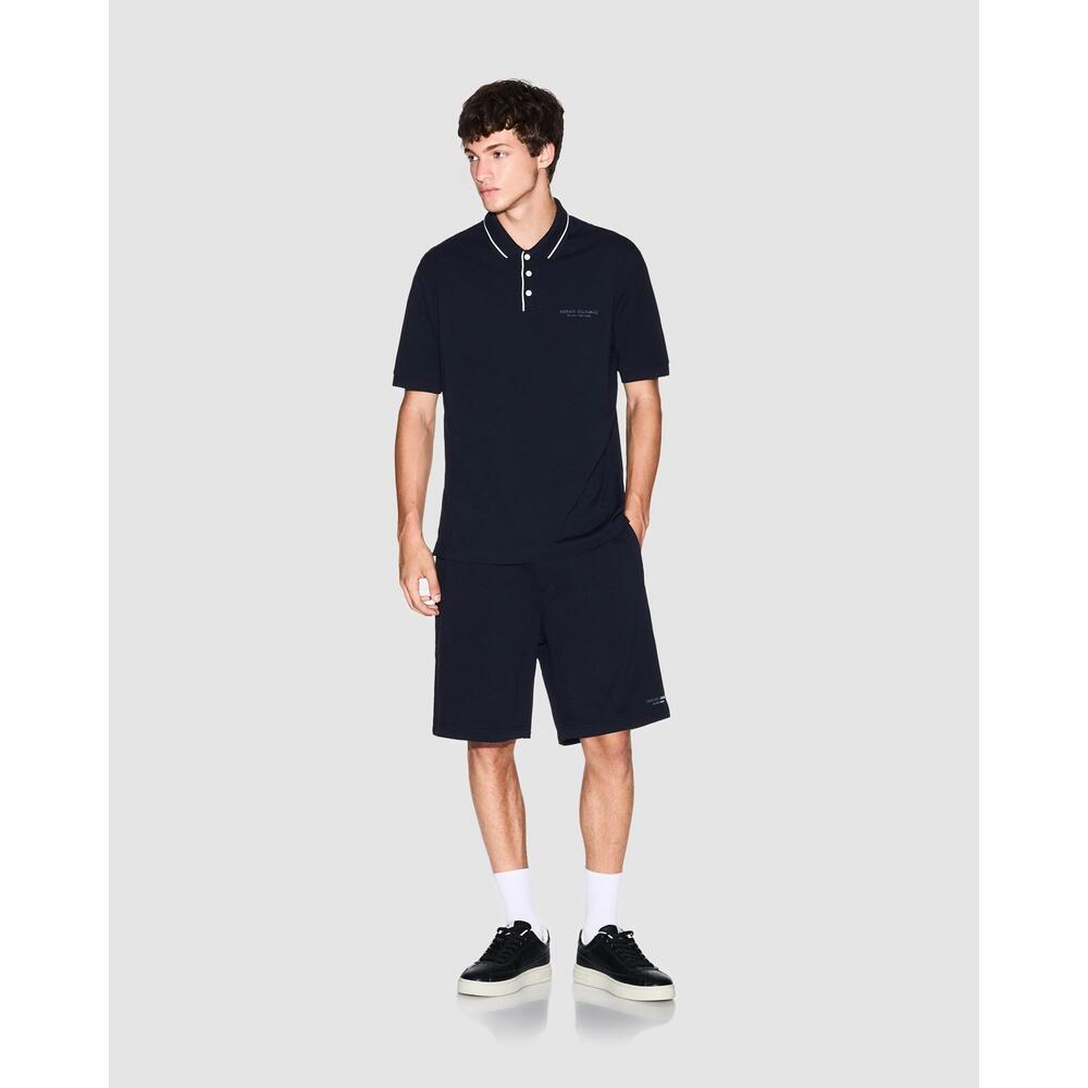 Mens Training Contrast Tipping Polo Shirt 4/4