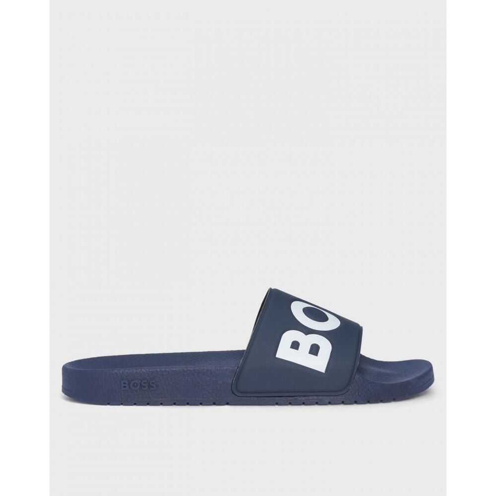 Mens Poolside Sliders Large Logo Detail Aryeh | Decathlon
