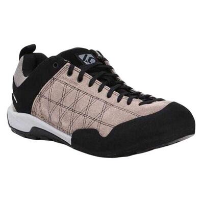 Heren guide tennie twine suede trainers (beige)