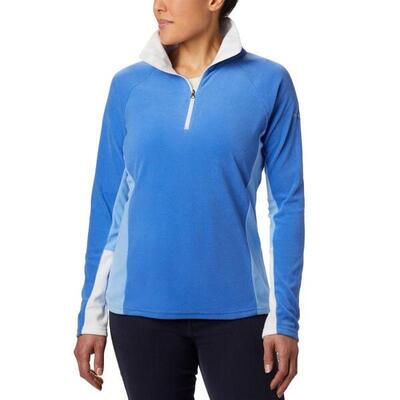 Dames glacial iv half zip fleece top (marineblauw)
