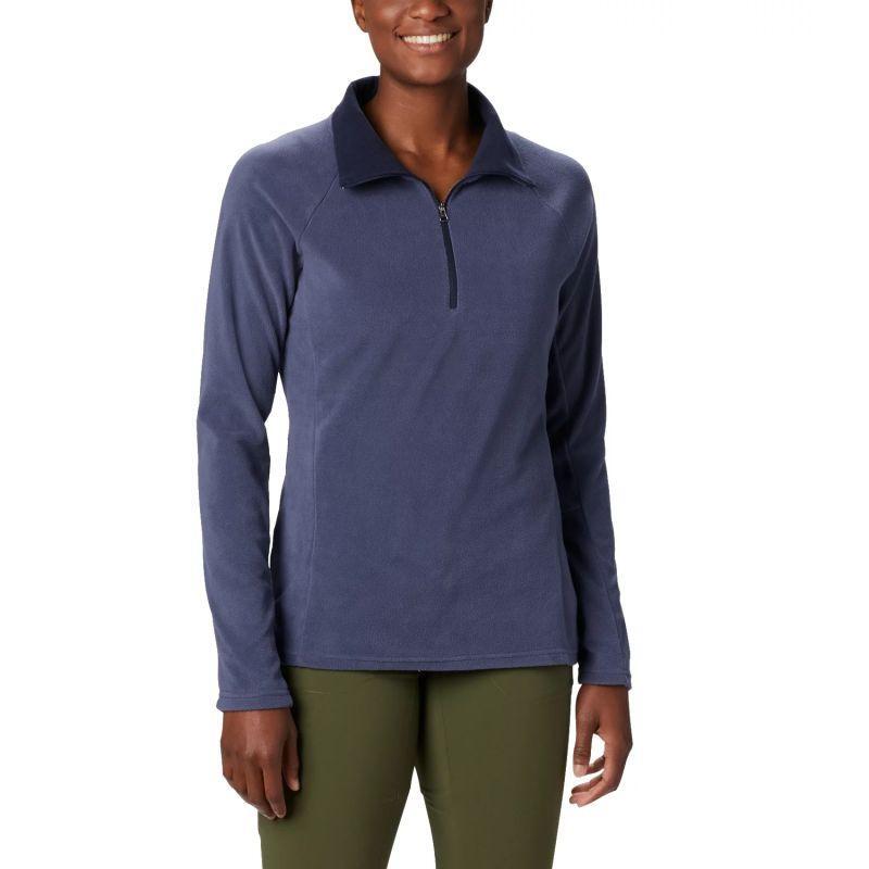 "Glacial IV" FleeceOberteil für , mit halbem Reißverschluss Damen Dunkles 4/7