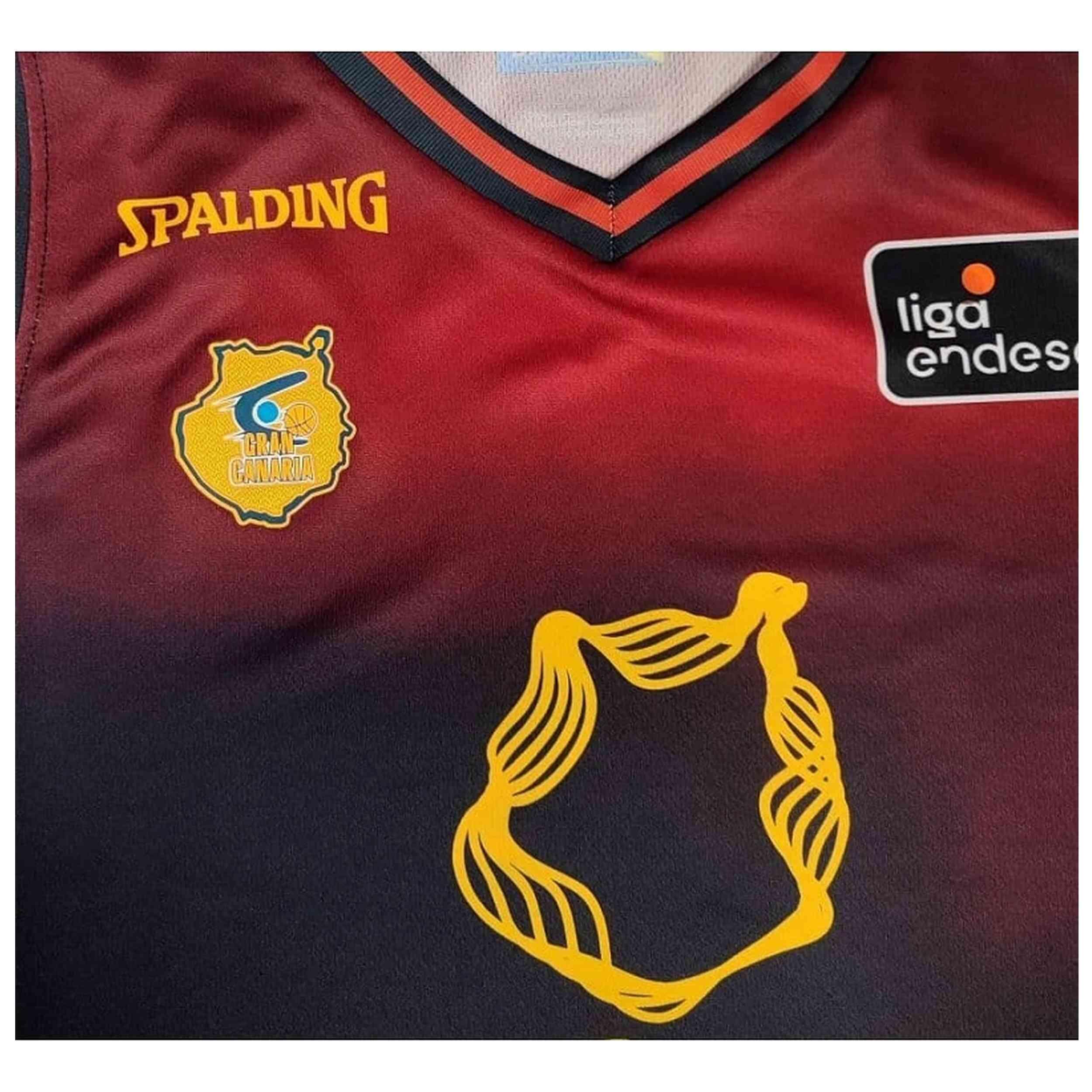 Maillot de basket Spalding modèle SPALASMUGRCA08 pour unisexe 3/3