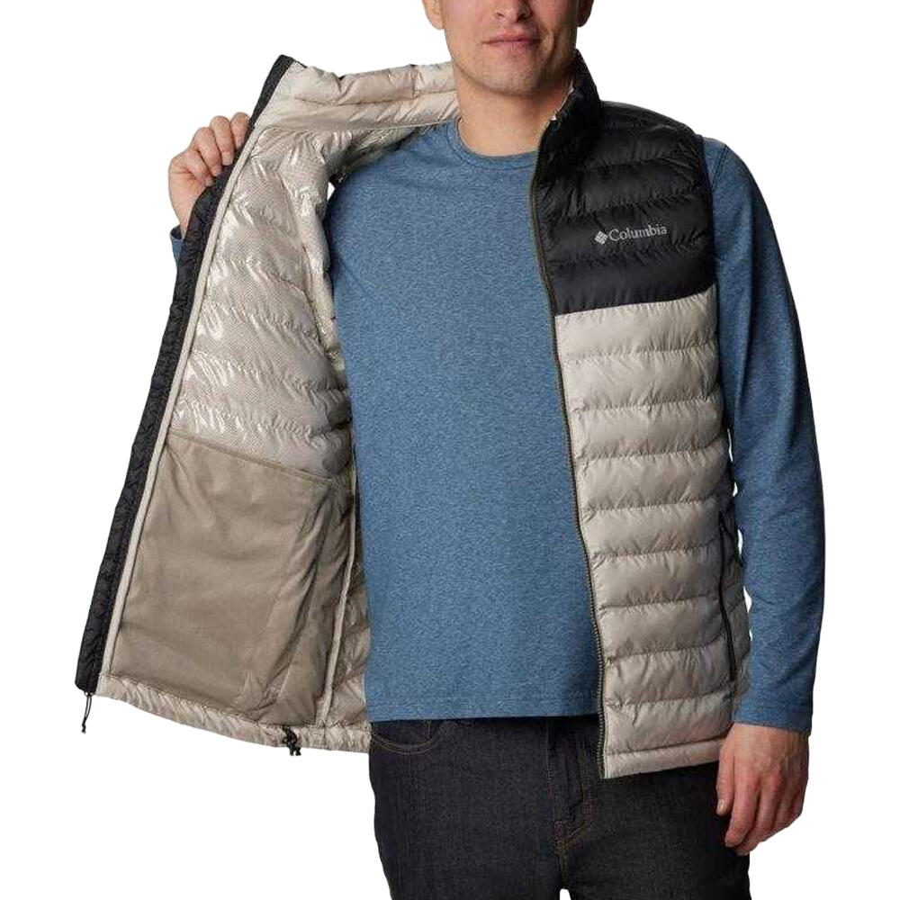 Heren Powder Lite Gilet (Beige) 4/4