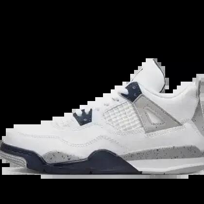 Kids - Basketball - Shoes - Cushioned - Air Jordan 4 - Midnight Navy