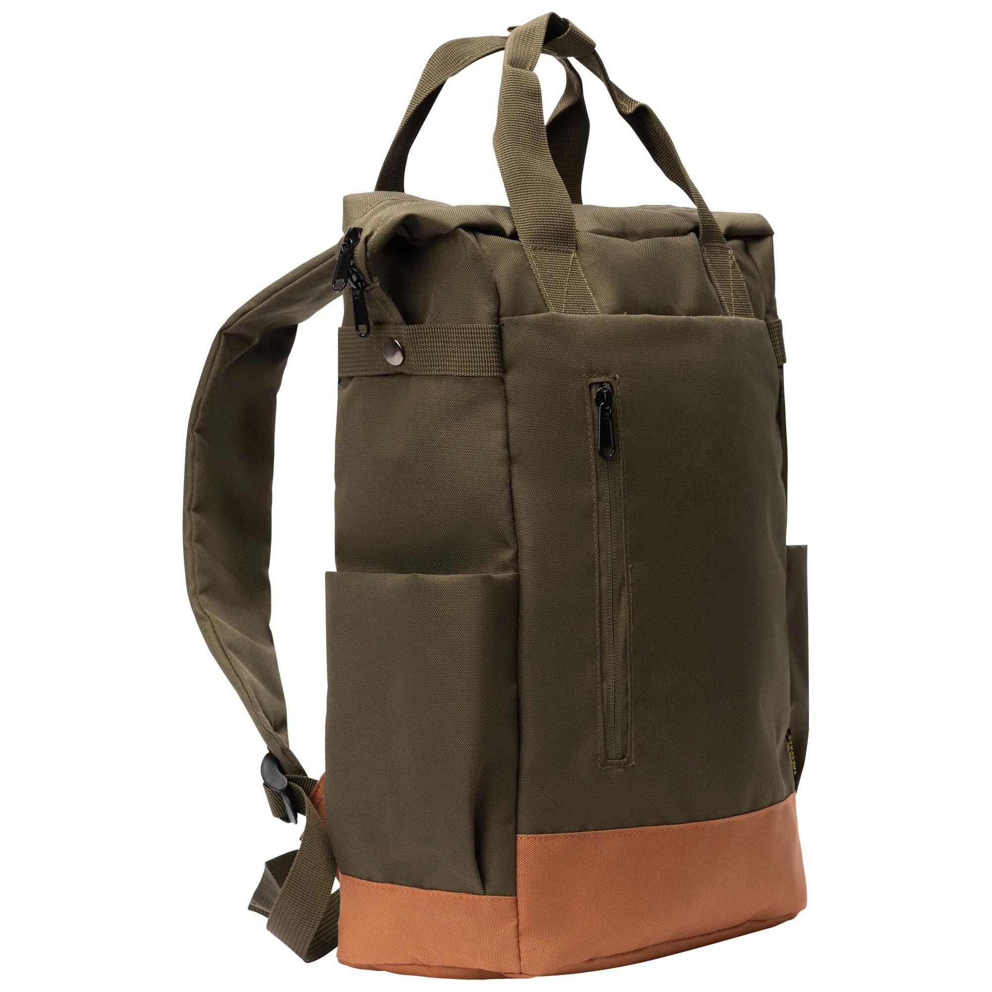 "Narvie" Rucksack, 22 L Damen und Herren Khakigrün 3/4