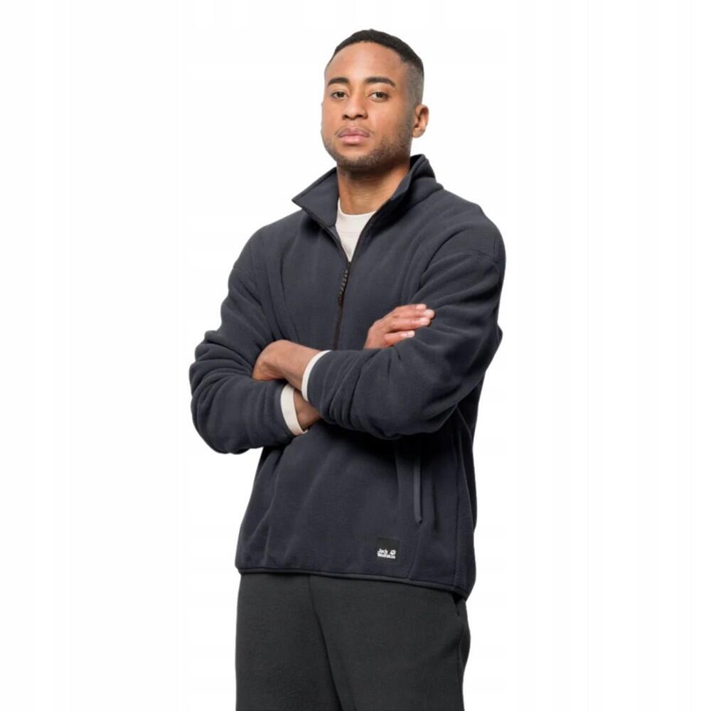 Heren Osloer Fleece Top (Zwart) 1/3