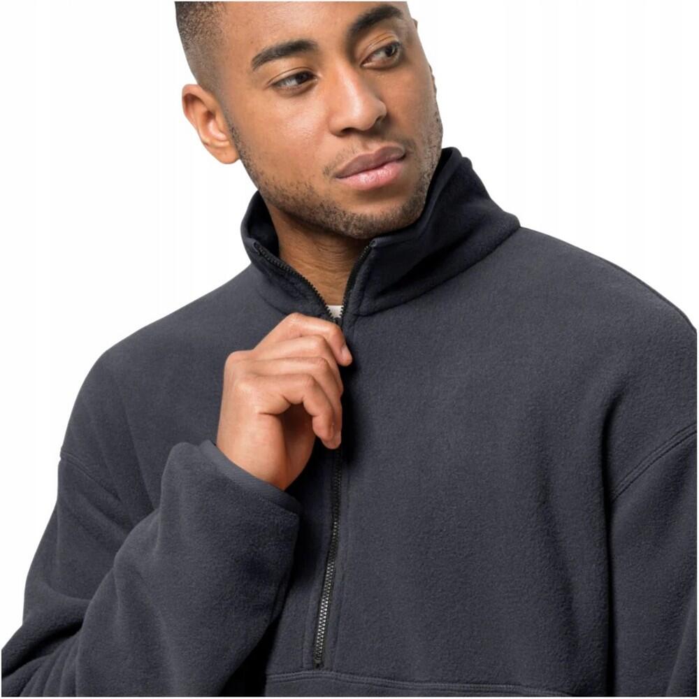 Heren Osloer Fleece Top (Zwart) 3/3