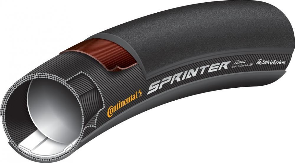 CONTINENTAL SPRINTER 700 x 25 Tubular Black 2/4