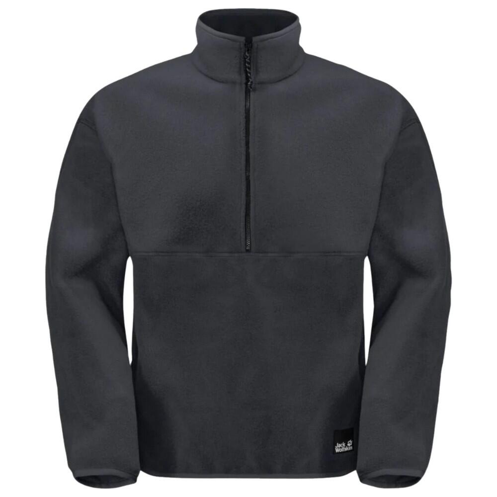 Heren Osloer Fleece Top (Zwart) 2/3