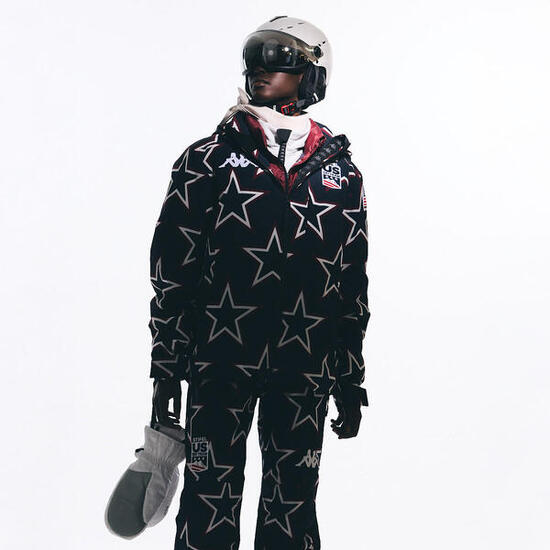 Veste à capuche 8Cento 810G femme US SKI TEAM