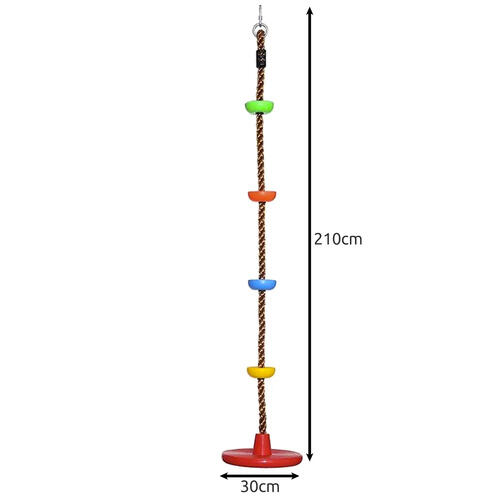 Leagan de gradina 2 in 1 pentru copii, diametru 30 cm, 100 kg