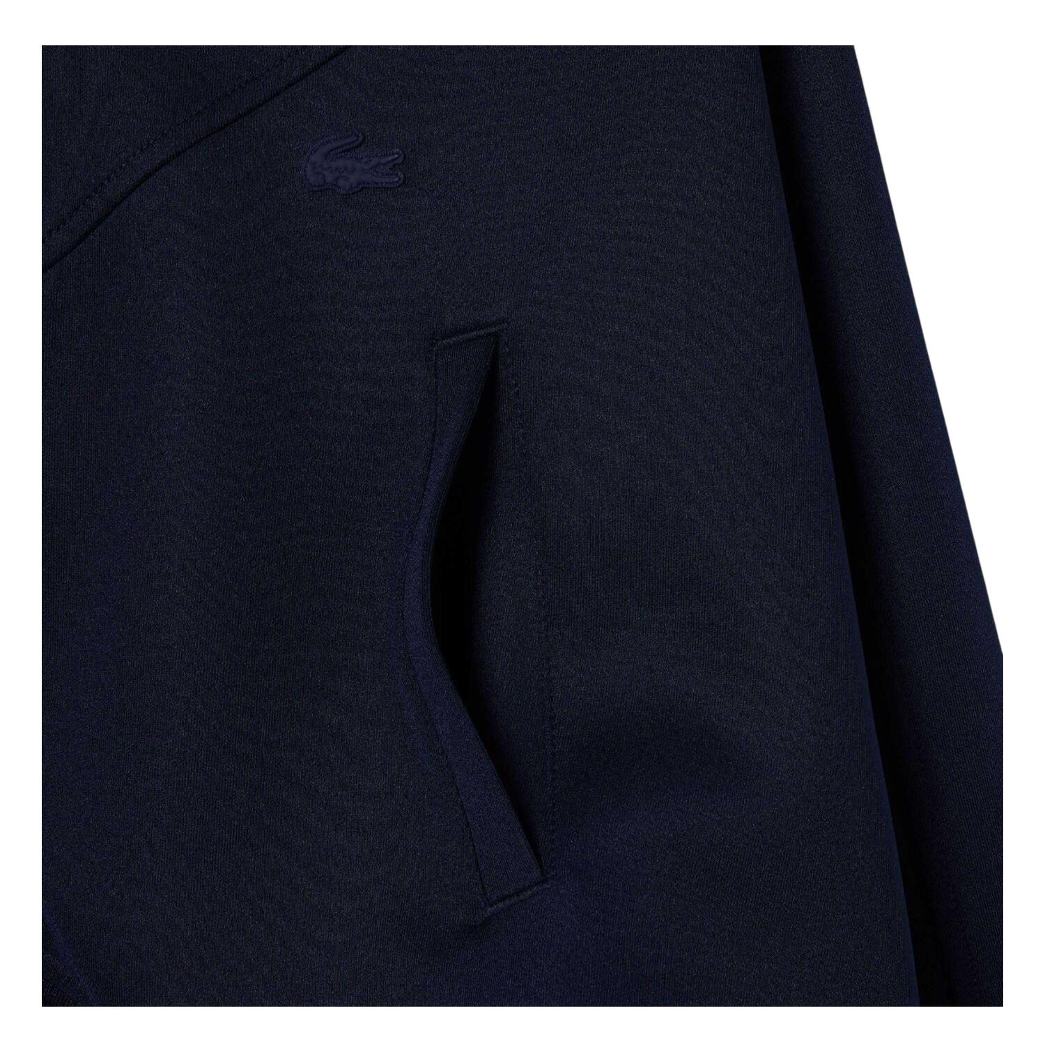 Felpa Corta Cerniera Su Intera Lunghezza Donna Lacoste Blu Navy 3/3