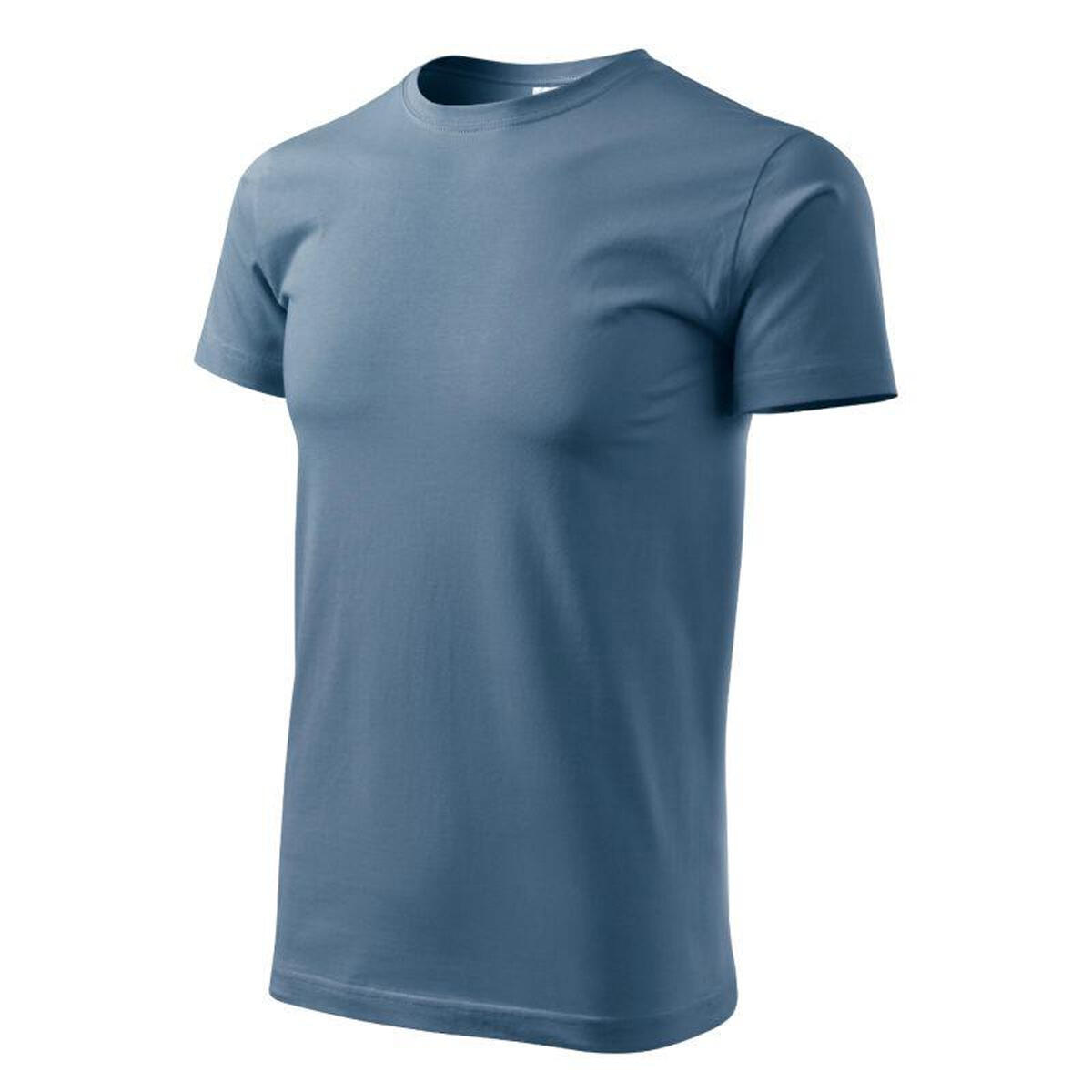 Tshirt BASIC Homme (Bleu Denim) 3/3
