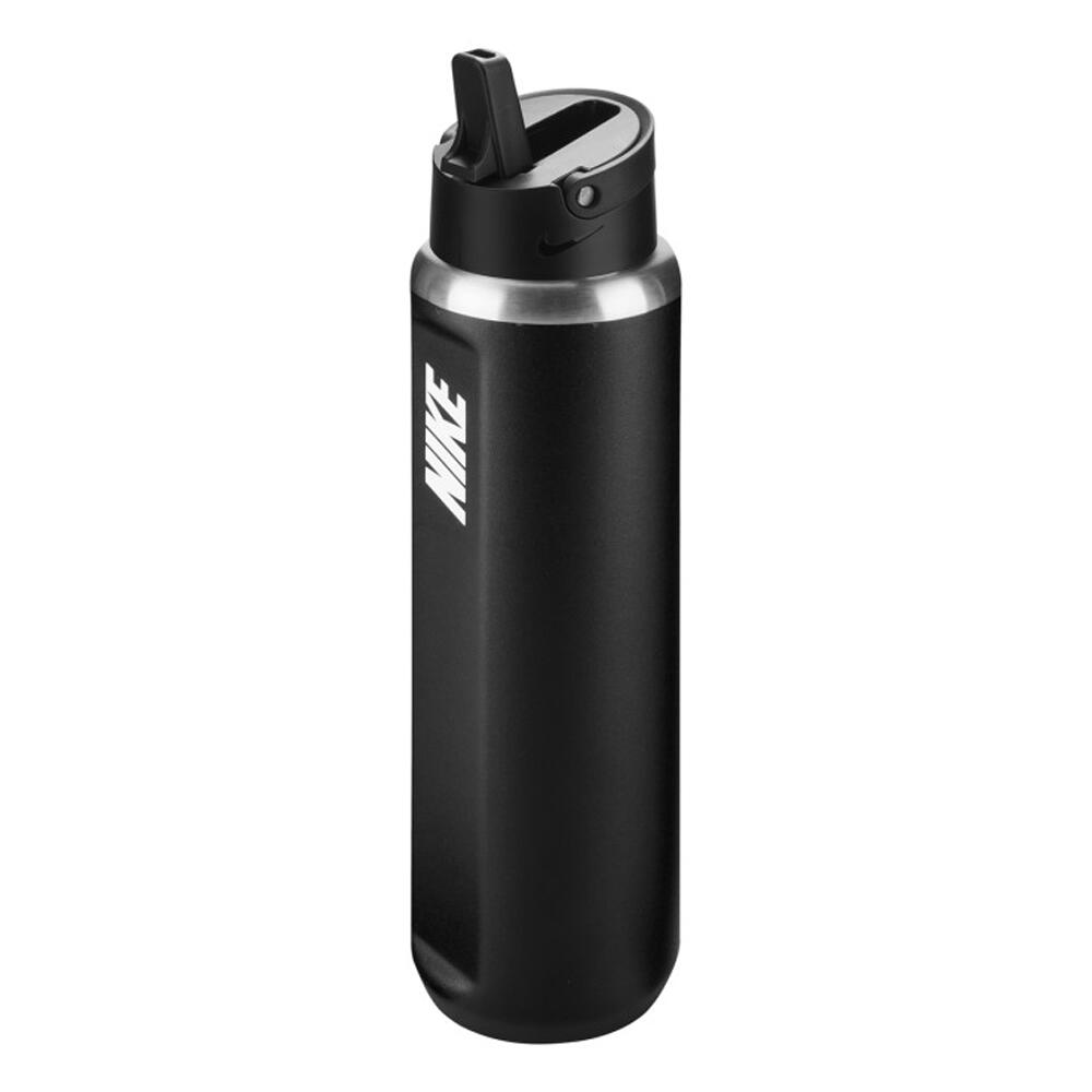 "Recharge Run" Wasserflasche, Trinkhalm, Edelstahl, 680ml Damen und Herren 2/3