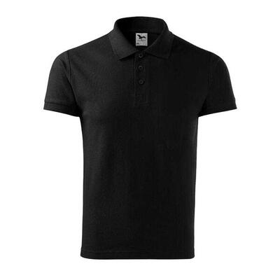 Heren katoenen polo shirt (rood)