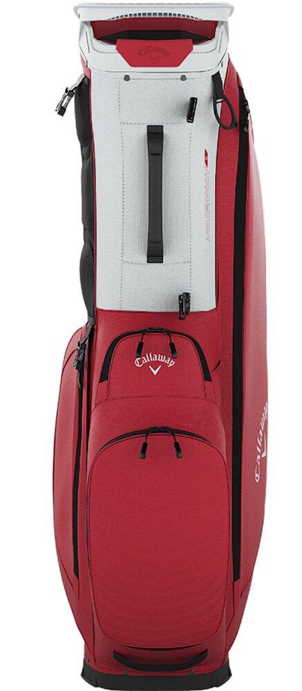 Bolsa de golfe Fairway C com suporte, cor prata cardeal, 2026 3/7