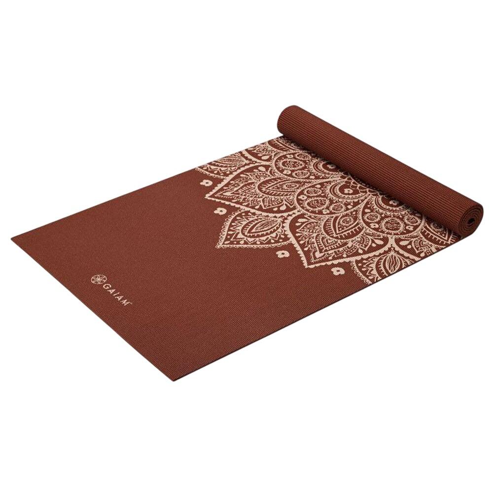 Tapis De Yoga Motif/style Fleur Cadran Solaire (Rouille) Taille unique 2/5
