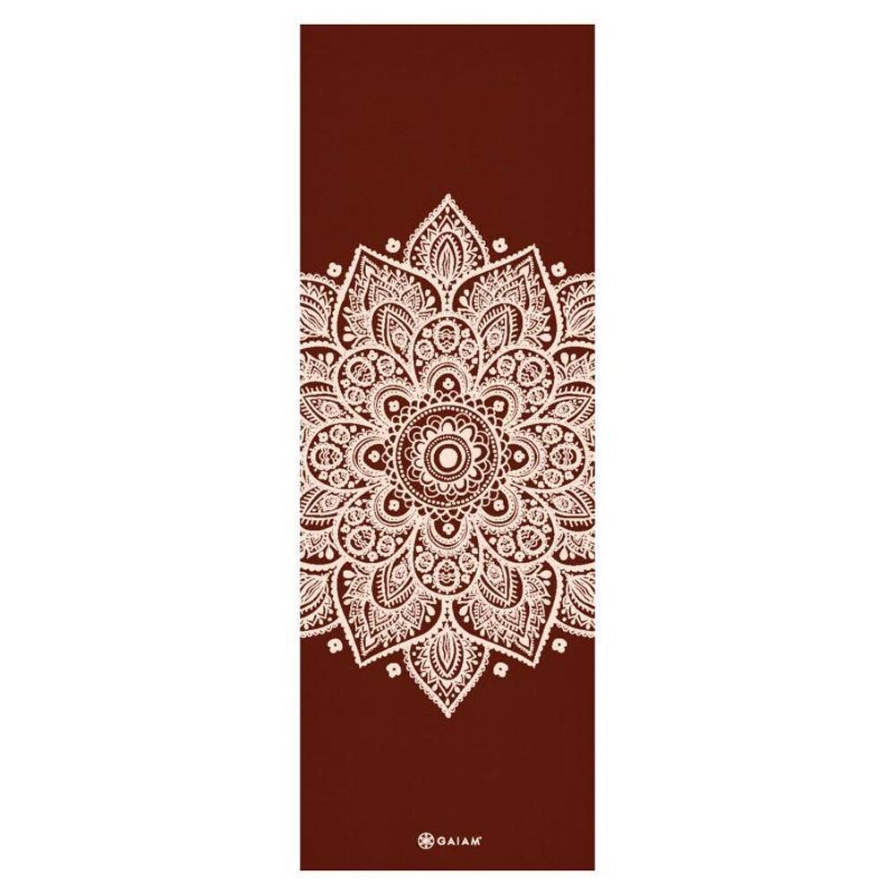 Tapis De Yoga Motif/style Fleur Cadran Solaire (Rouille) Taille unique 4/5