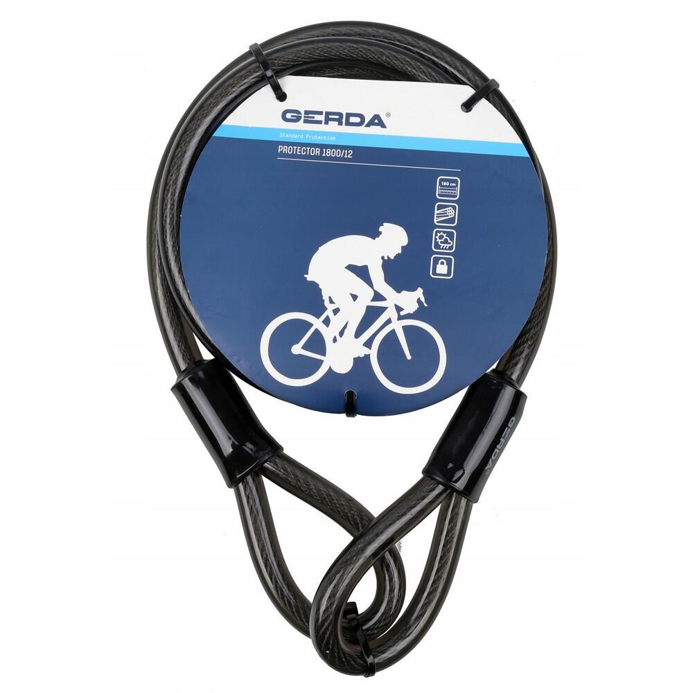 Câble Antivol De Vélo PROTECTOR (Noir) 3/3