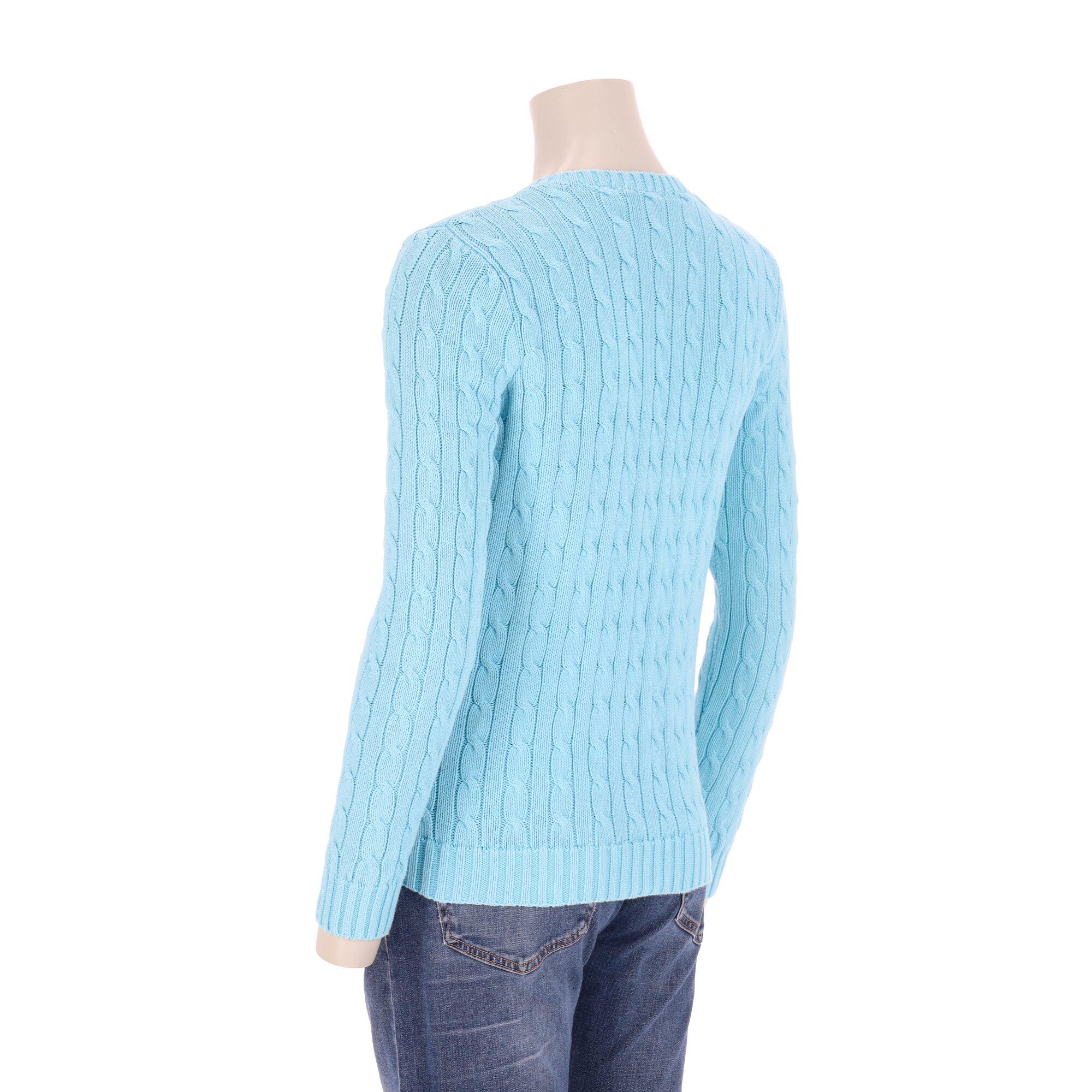 Seconda Mano - Maglione lavorato a trecce da donna - Stato eccellente 5/7