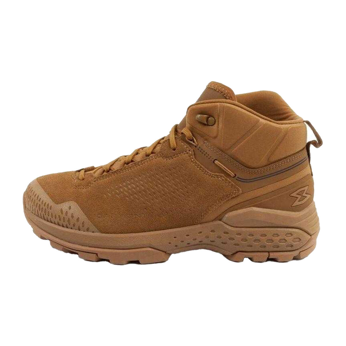 Zapatos de Senderismo de Cuero T4 Diseño Estriado para Hombre Marrón 3/4