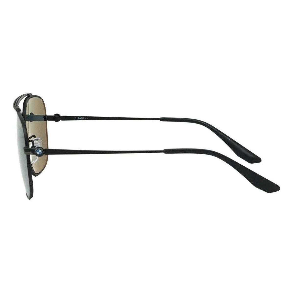 Mens Matte Pilot Sunglasses (Black) 2/3