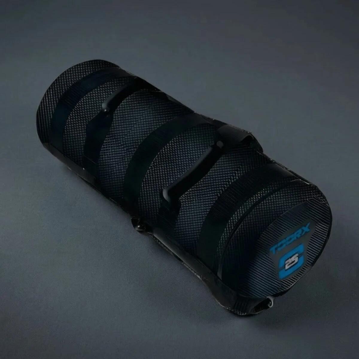 Powerbag met 6 hendels - 25kg  - Carbon Look Coating 3/4