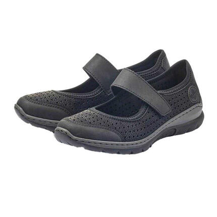 Chaussures Style Détail Découpé Femme (Noir)