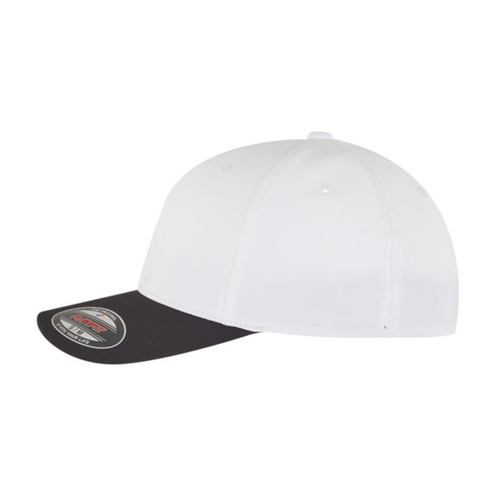 Logo Water Repellent Baseball Cap (Black/White) 3/4