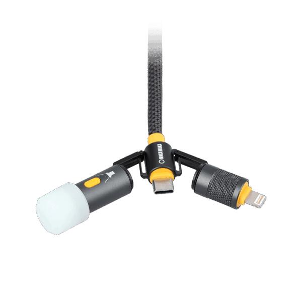 WakaWaka Connect Pro 5-in-1 Multi-Charging Cable - 2m - Grey 4/6
