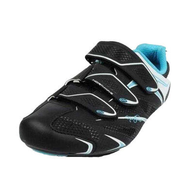 Starlight fietsschoenen heren (wit/zwart/blauw)