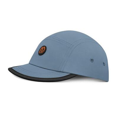 Heren en dames fietsen waterafstotende pet bikepacking globe-trot indigo blauw