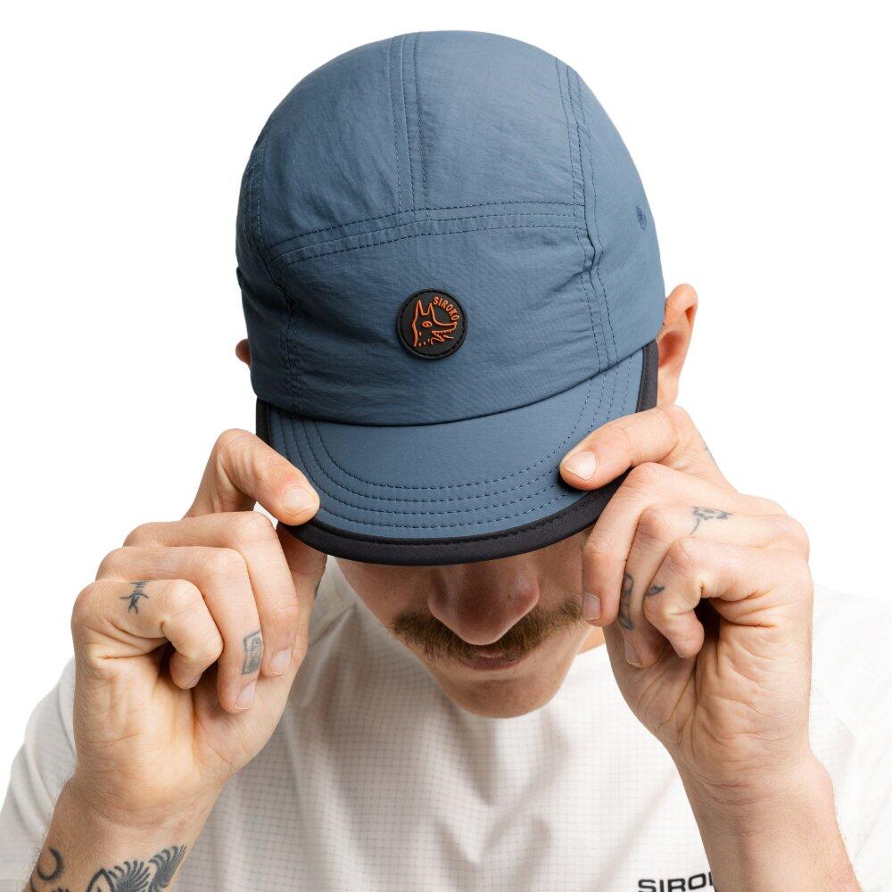 Gorra resistente al agua cicloturismo ciclismo Hombre y Mujer Globe-trot Indigo 6/7