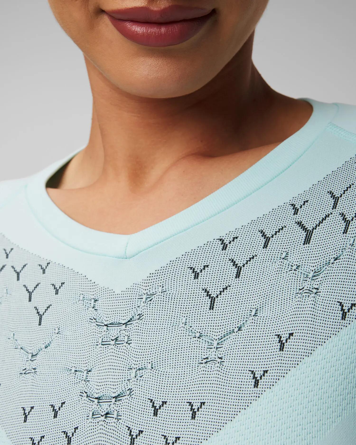 Koszulka biegowa damski termoaktywna X-Bionic Twyce Run Shirt LS Blue 3/5