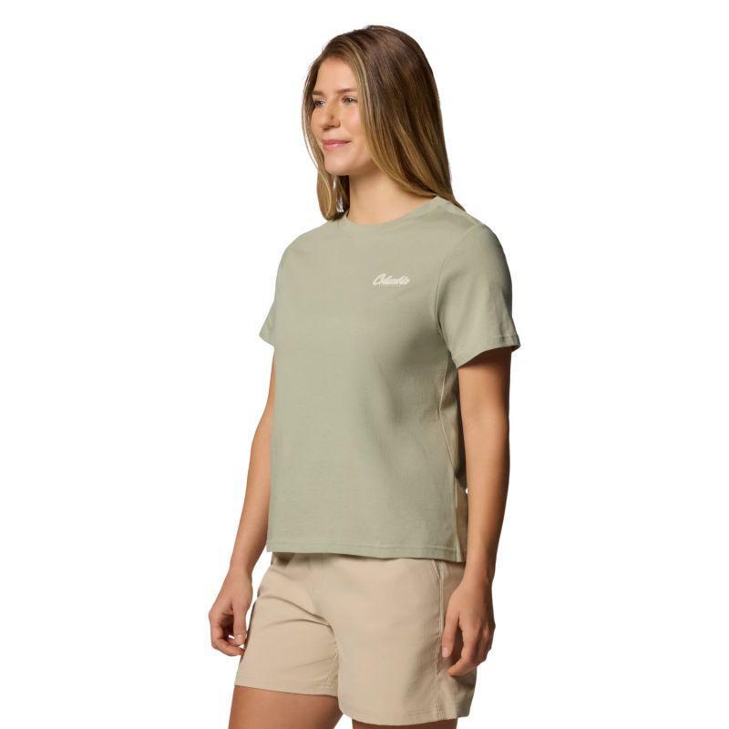 Maglietta Grafica Donna Columbia Rolling Bend Verde 2/3